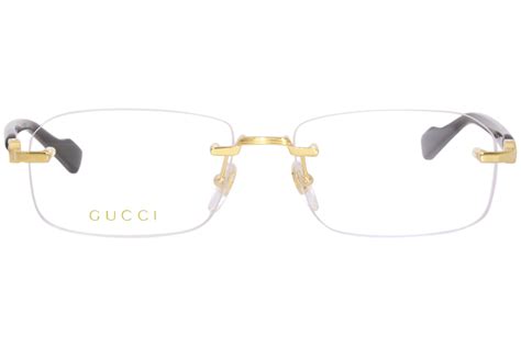 gucci specs frames men|Gucci rimless frames men.